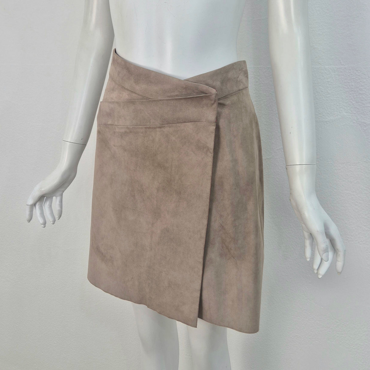 Jil Sander | Gonna double face pelle / suede