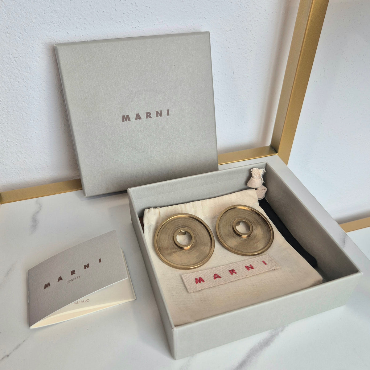 Marni | Maxi orecchini a clip round
