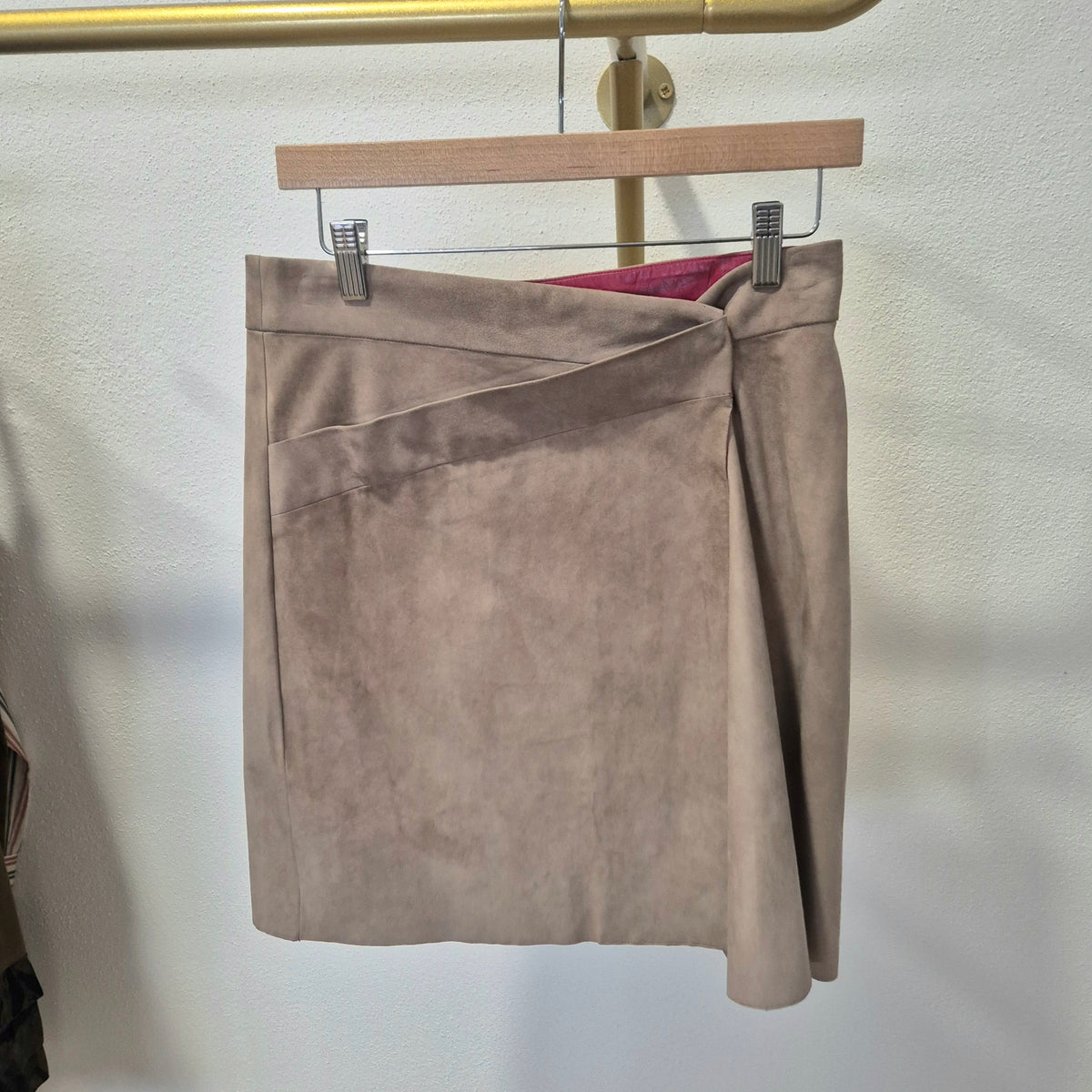 Jil Sander | Gonna double face pelle / suede