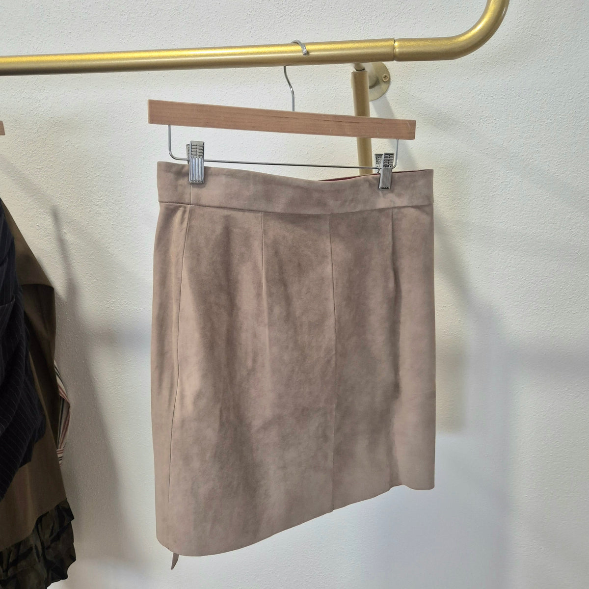 Jil Sander | Gonna double face pelle / suede