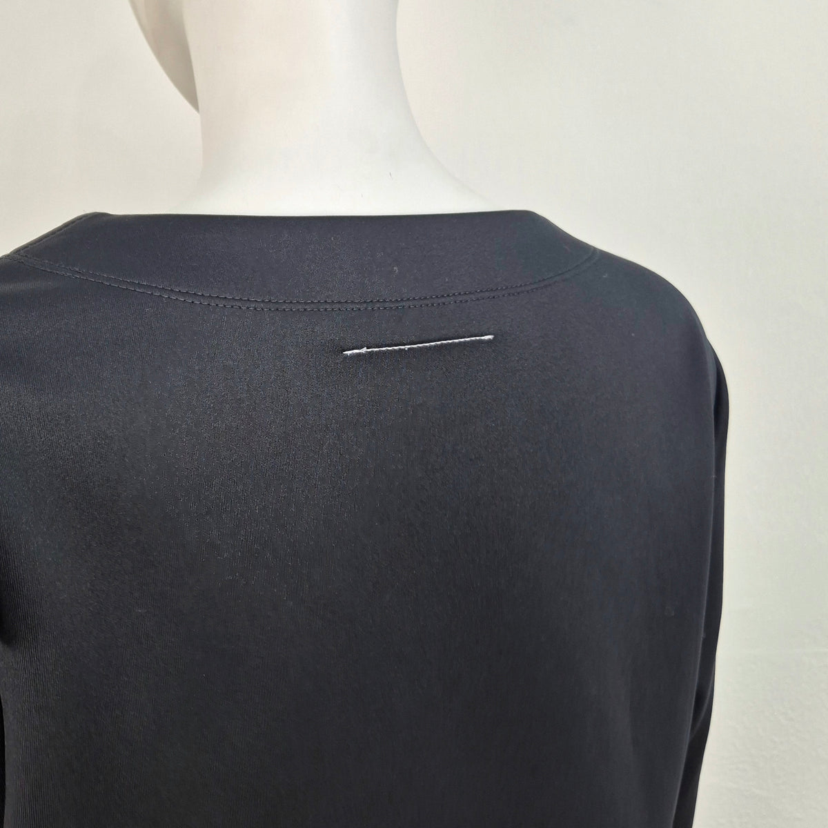 MM6 Maison Margiela | Felpa nera con volant