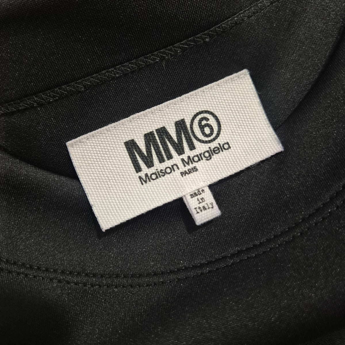 MM6 Maison Margiela | Felpa nera con volant