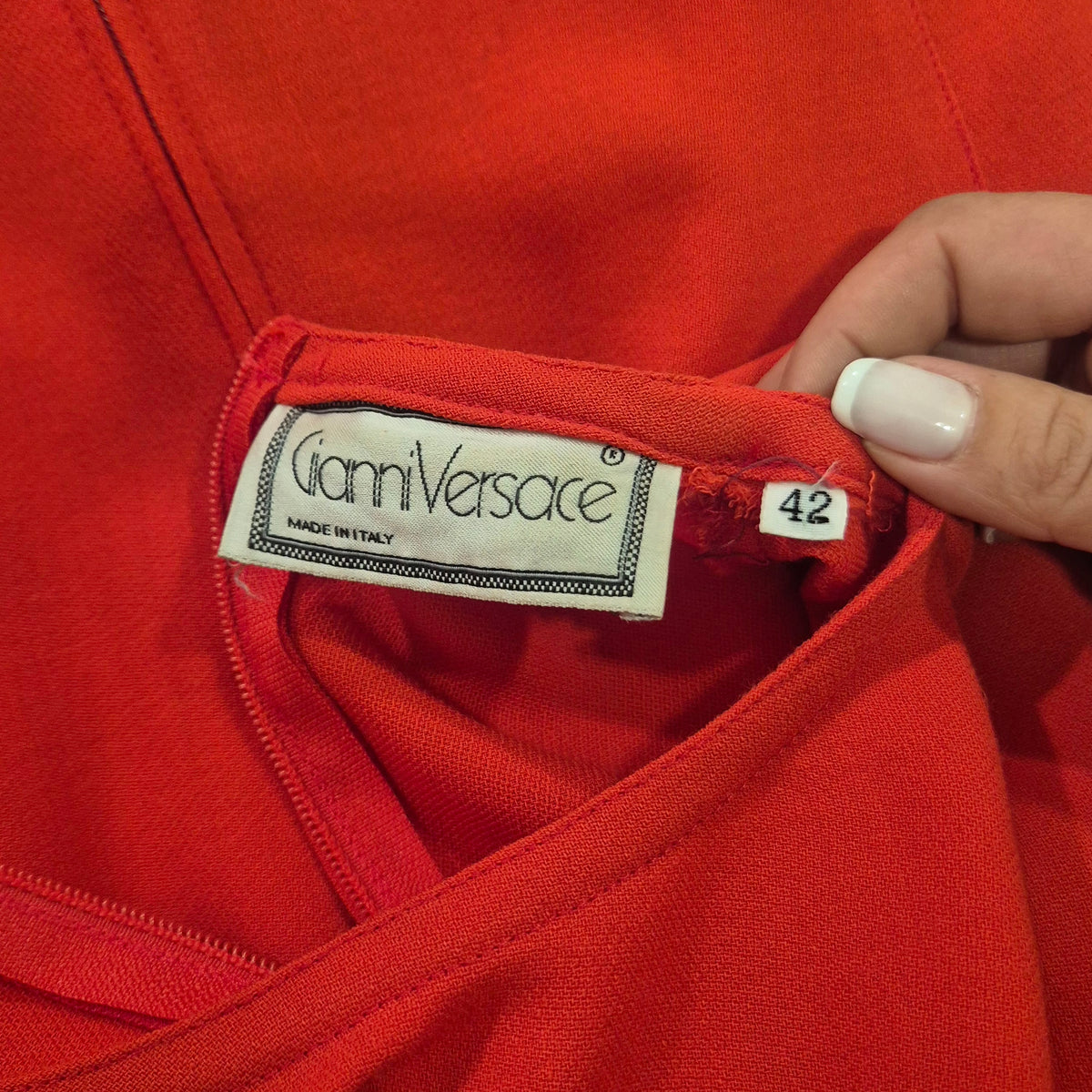 Gianni Versace | Abito rosso 1987