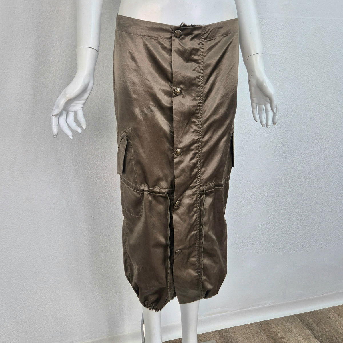 Jean Paul Gaultier | gonna verde militare