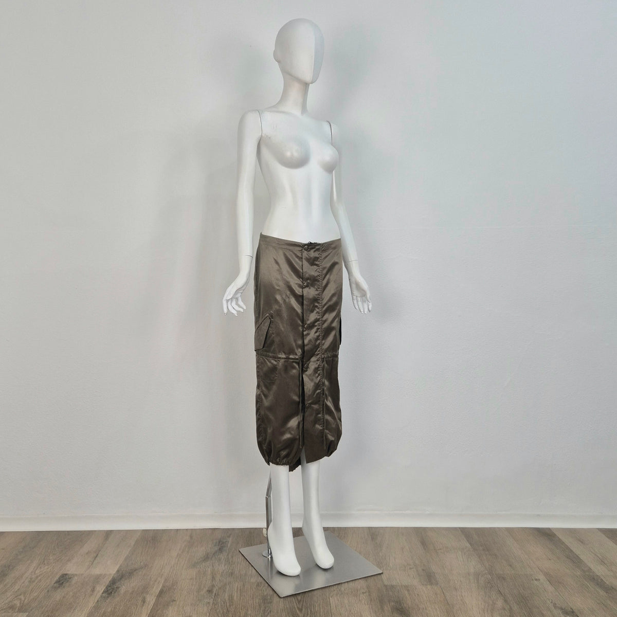 Jean Paul Gaultier | gonna verde militare