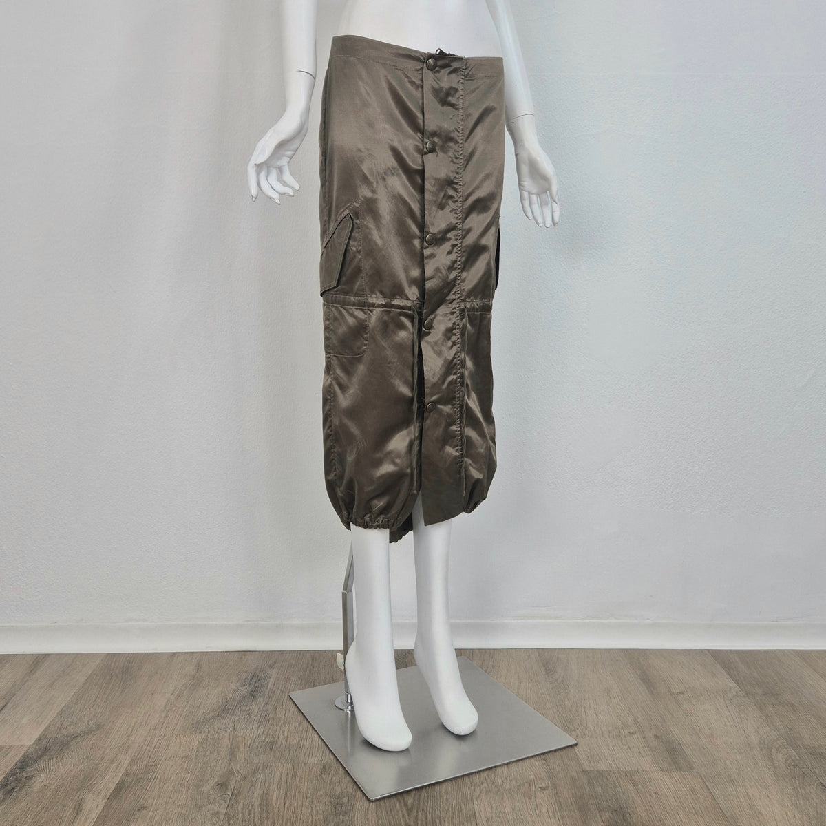 Jean Paul Gaultier | gonna verde militare