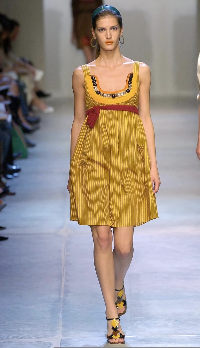 Miu Miu | Abito con applicazioni  ss 2005