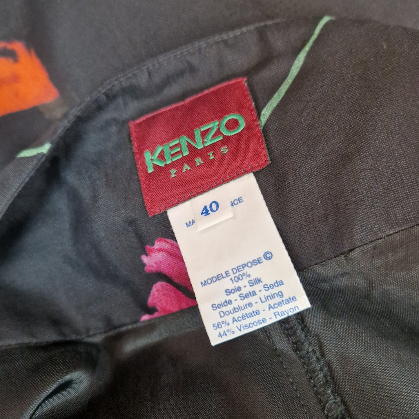 Gonna Kenzo seta fiori