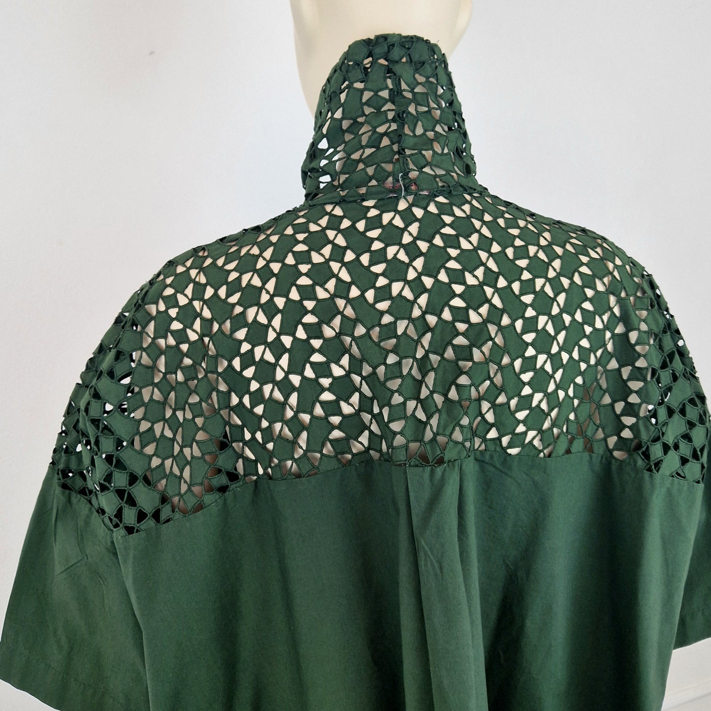 Camicia Romeo Gigli verde oversize