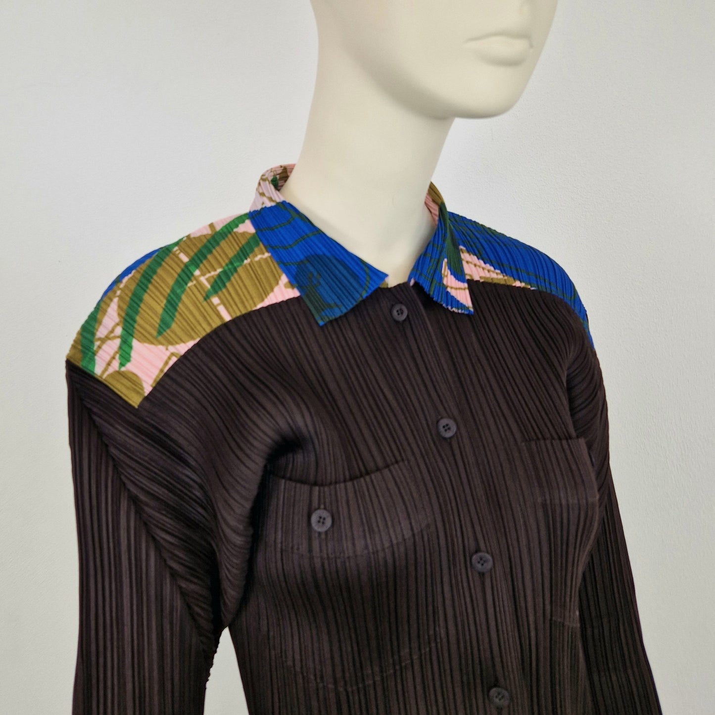 Camicia corta Issey Miyake pleats please coup de foudre