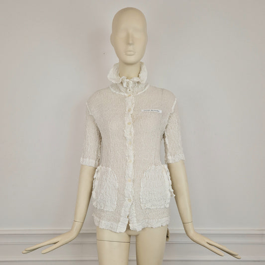 Camicia bianca Issey Miyake