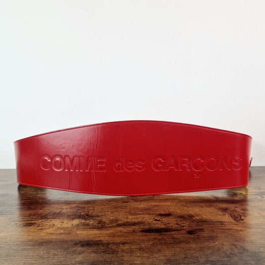 Cinturone maxi Comme des Garçons rosso