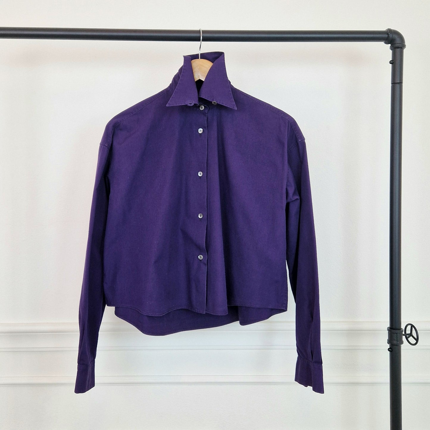 Camicia Romeo Gigli viola 1991