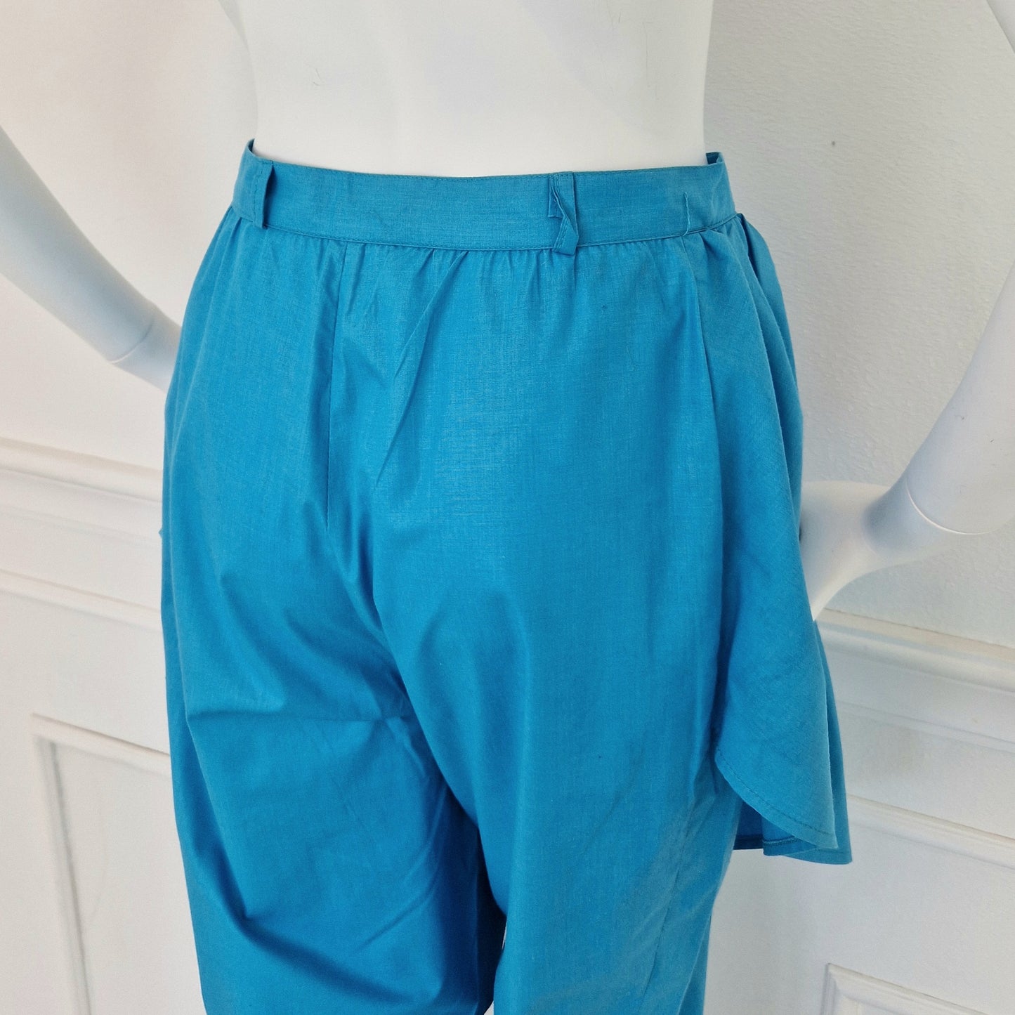 Pantaloni azzurri anni '80