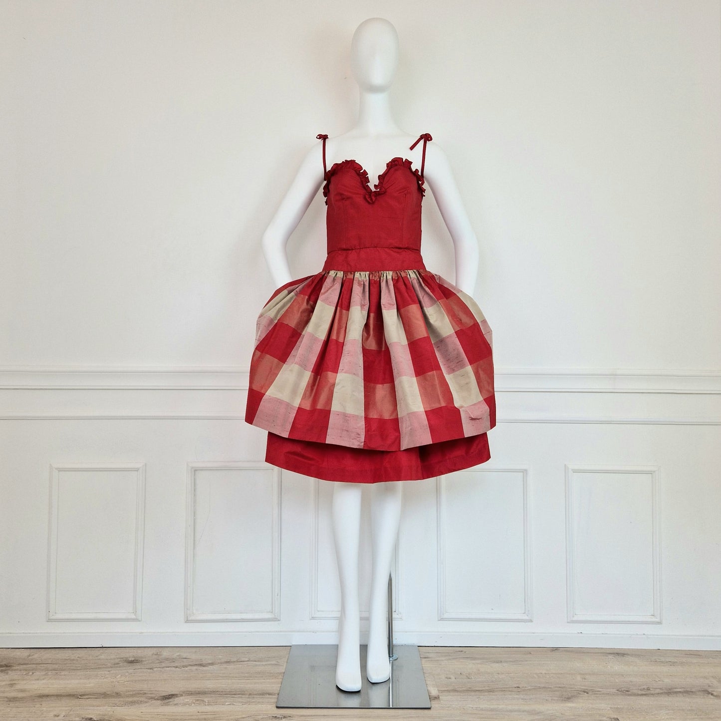 Abito Valentino boutique seta rosso