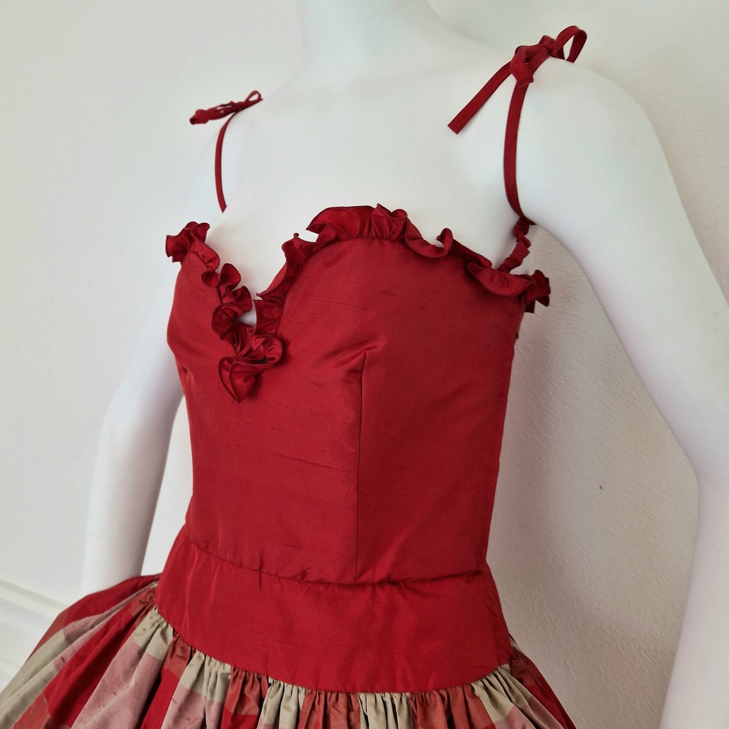 Abito Valentino boutique seta rosso