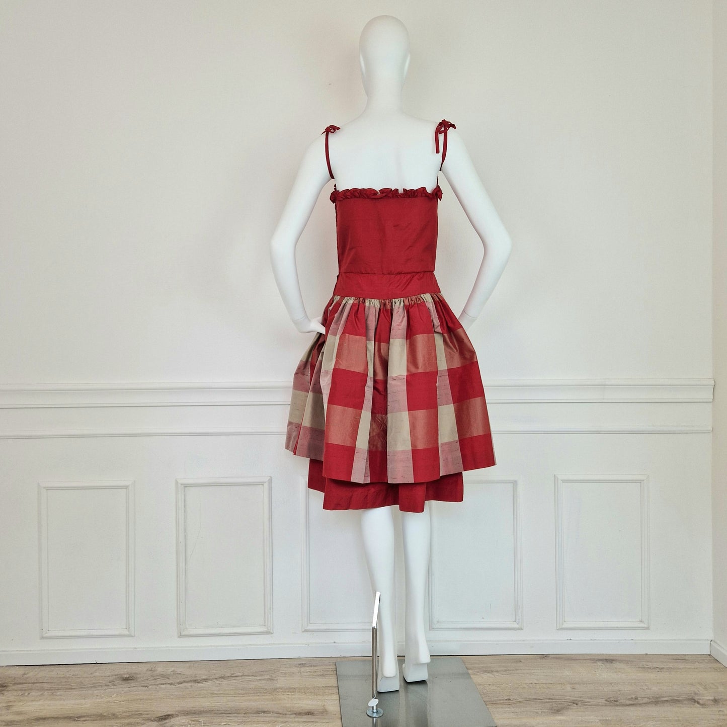 Abito Valentino boutique seta rosso