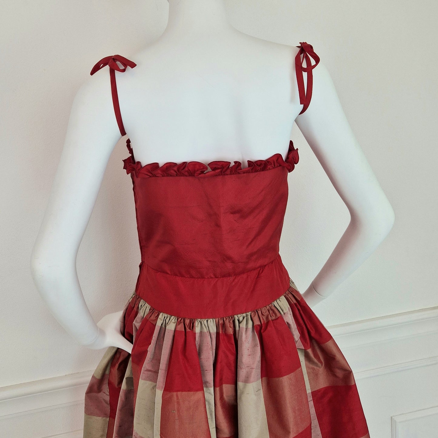 Abito Valentino boutique seta rosso