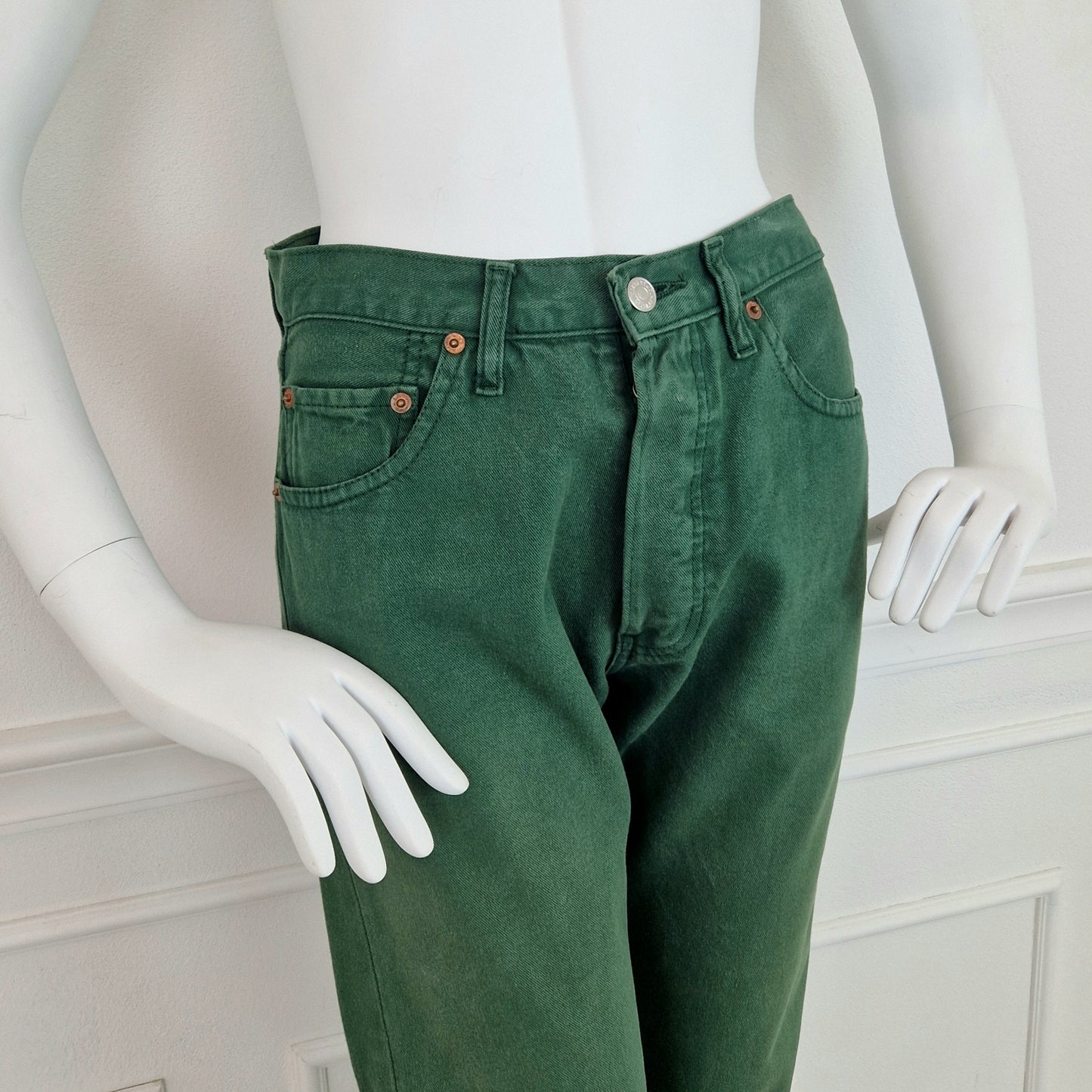 Jeans Levi's 501 vintage verdi