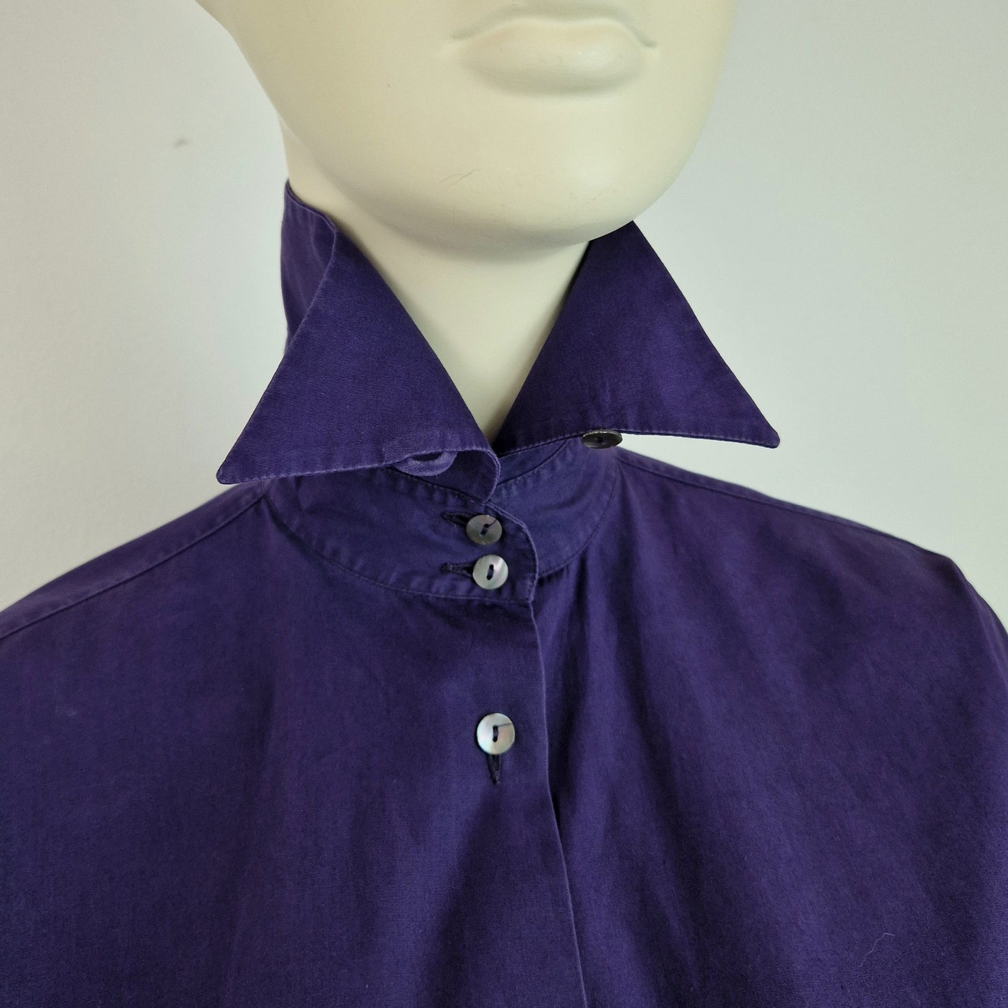 Camicia Romeo Gigli viola 1991