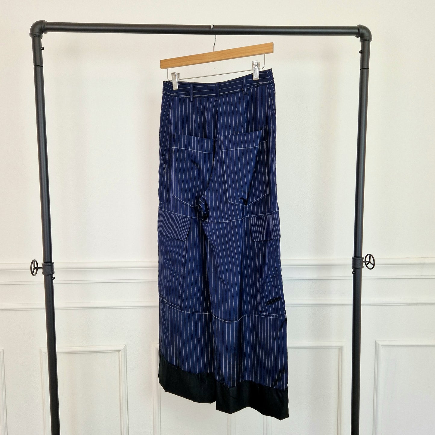 Pantaloni Sonia Rykiel blu righe