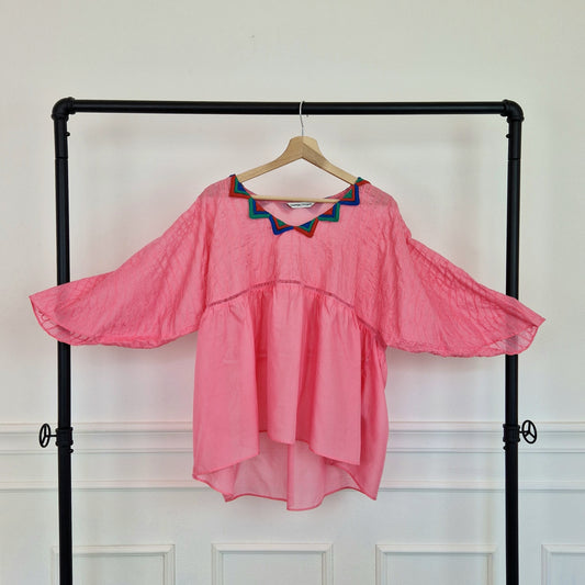 Blusa Tsumori Chisato cotone rosa