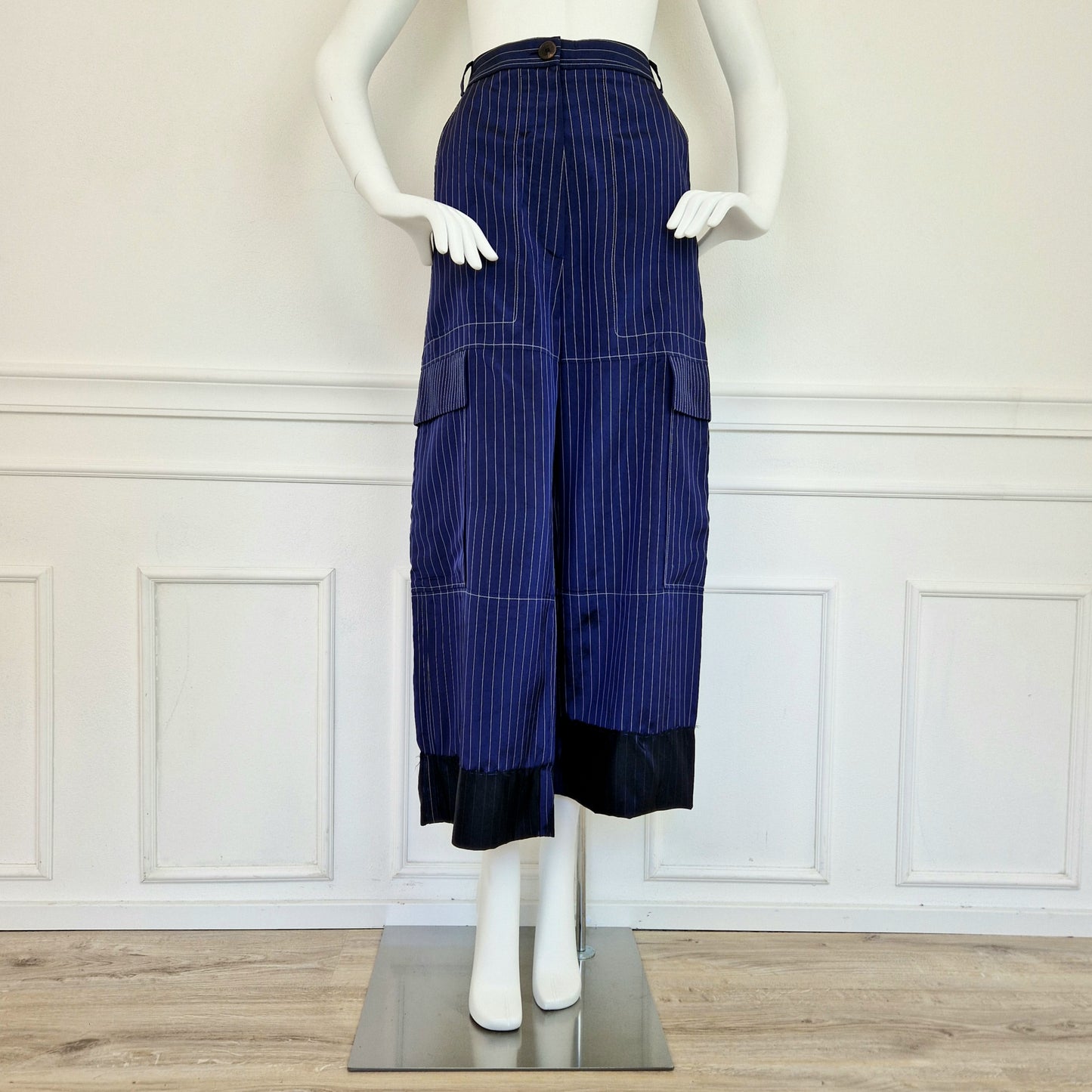 Pantaloni Sonia Rykiel blu righe