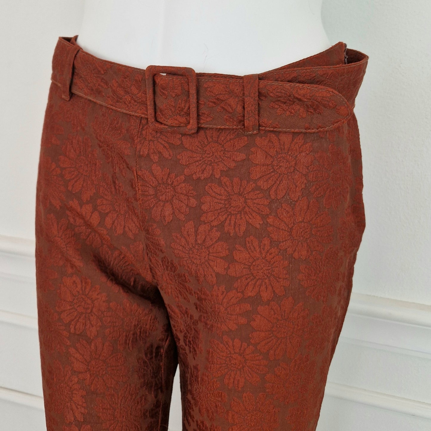 Pantaloni Romeo Gigli 1997 stampa fiori