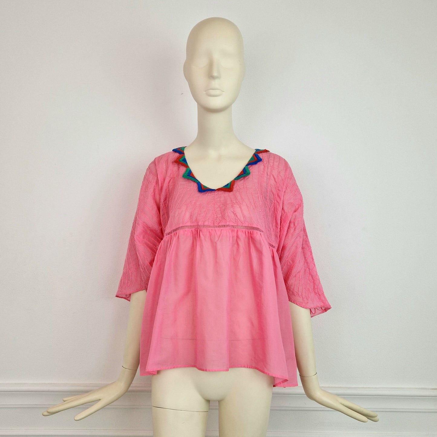 Blusa Tsumori Chisato cotone rosa