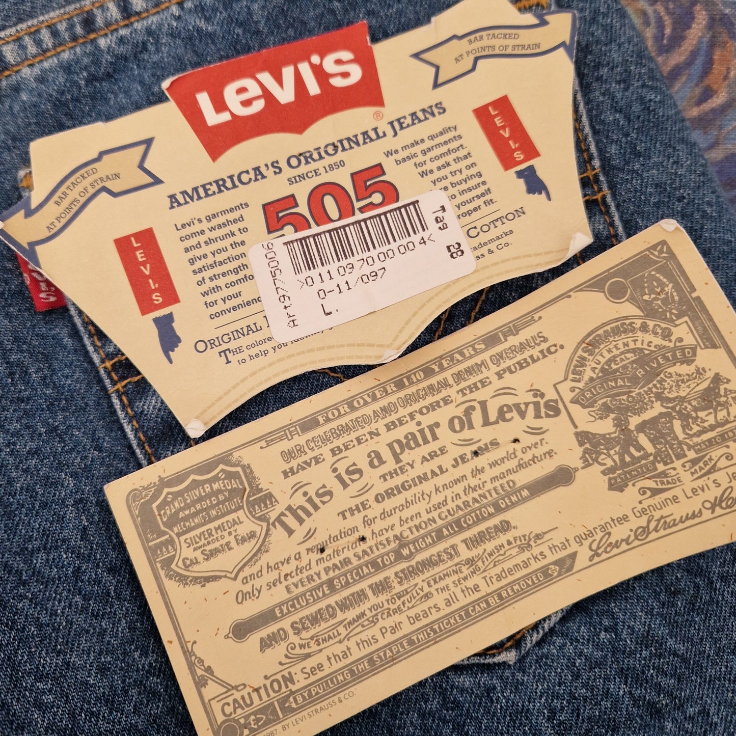 Jeans Levi's 505 W28 L32