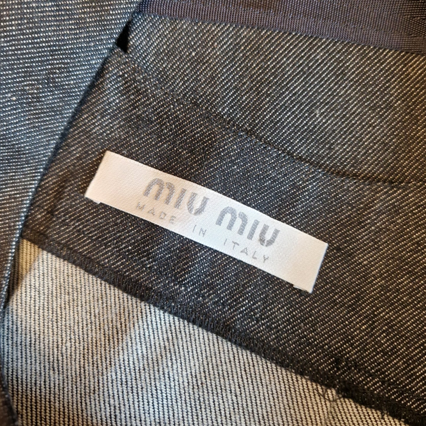 Top Miu Miu vintage denim