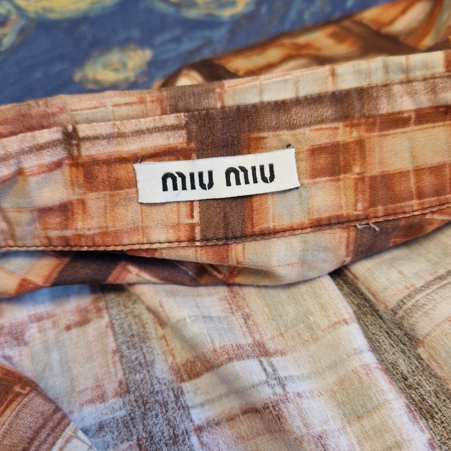 Camicia Miu Miu mattoncini