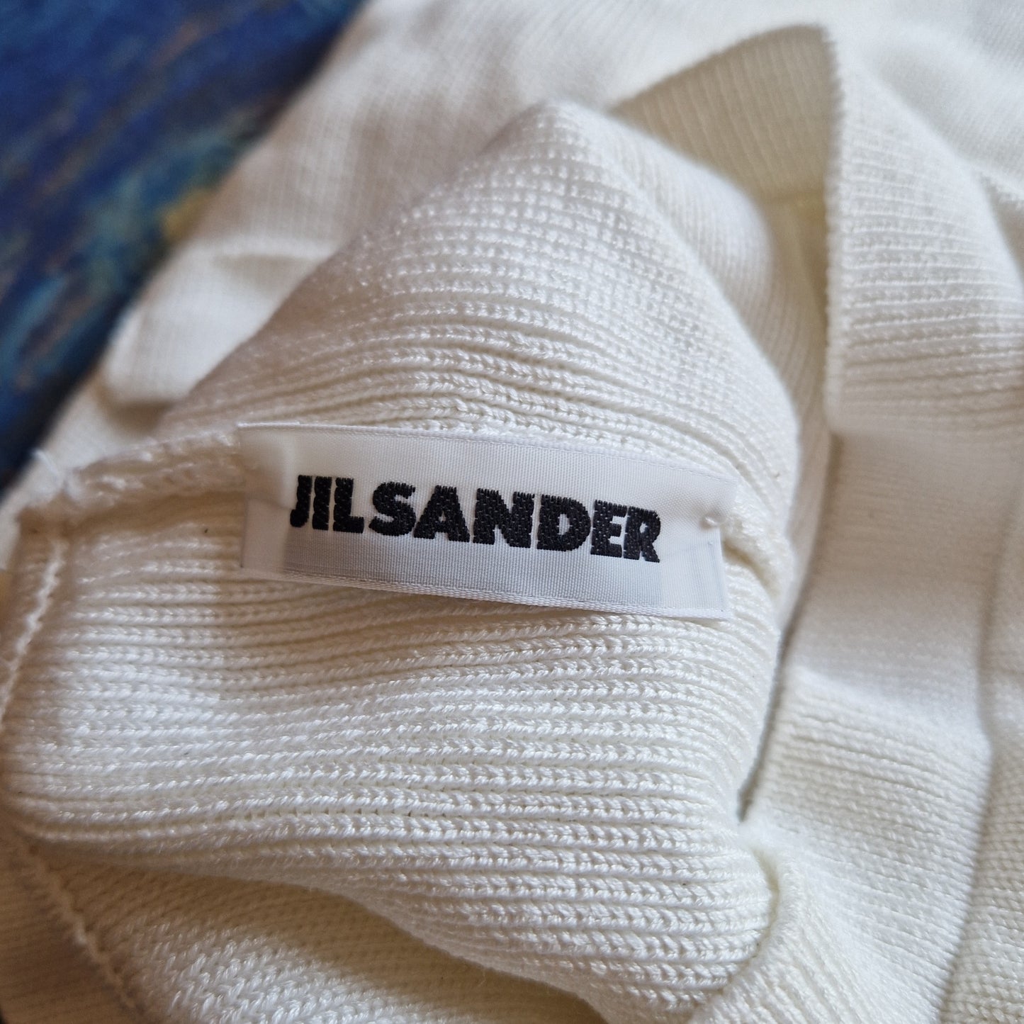 Top Jil Sander fascia bianco