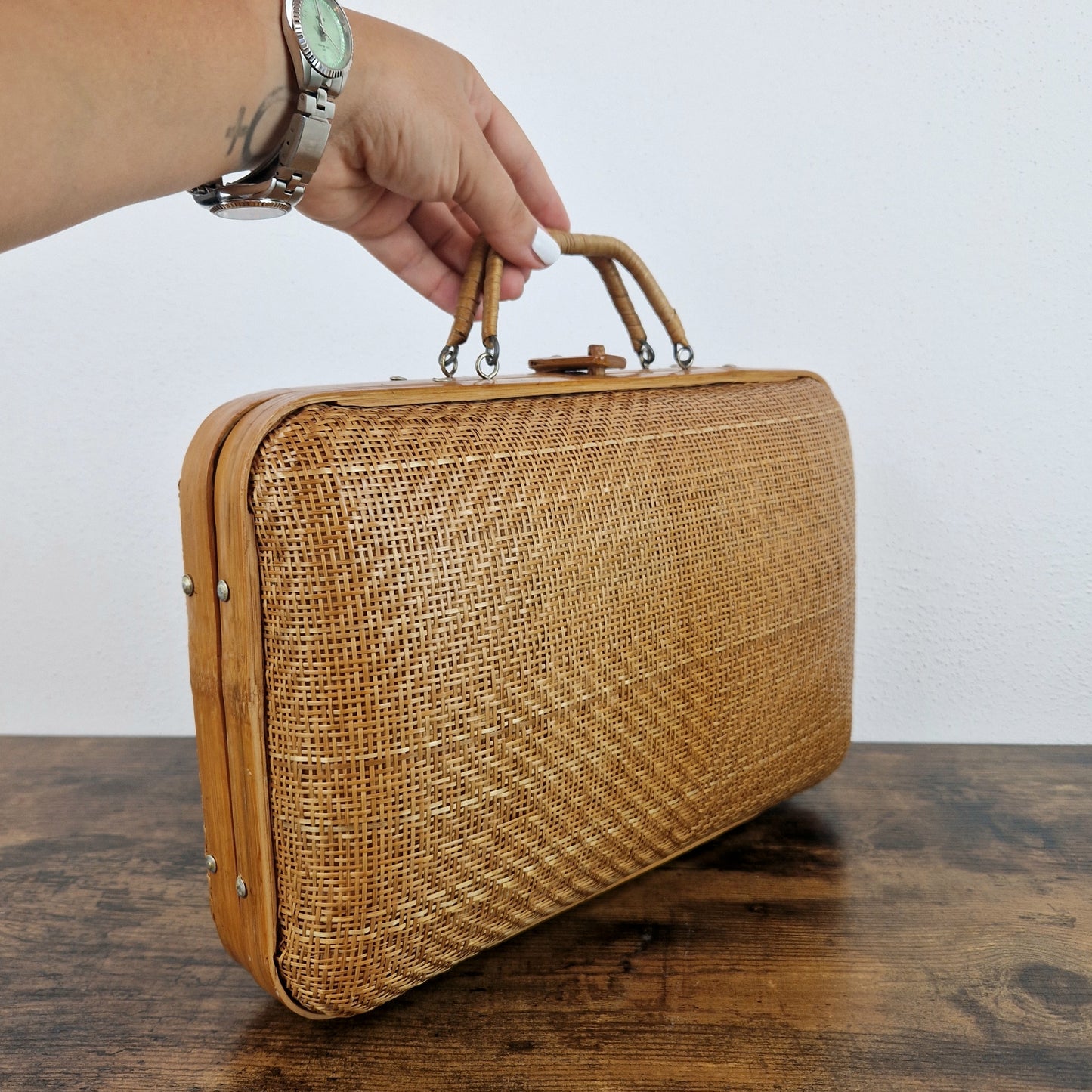 Unsigned | borsa vintage vimini