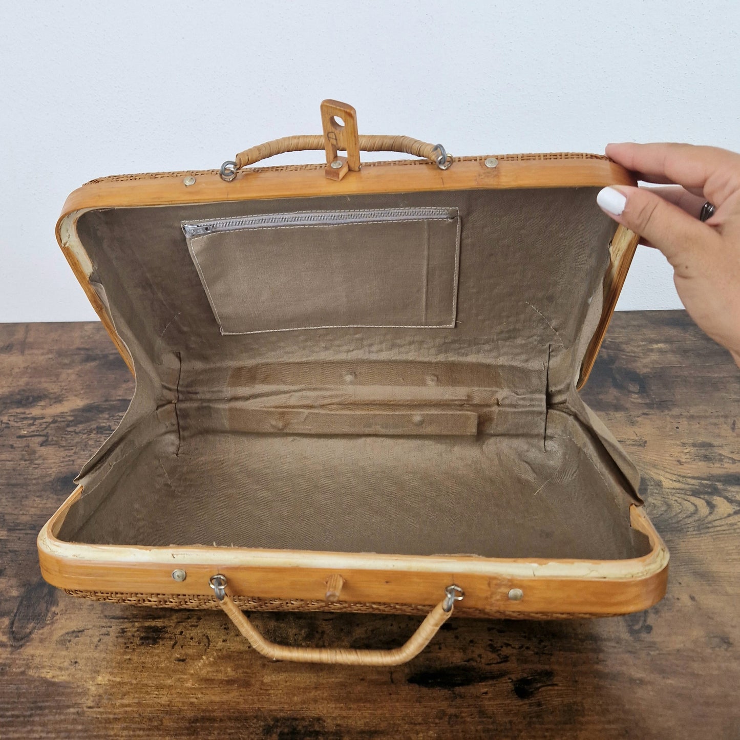 Unsigned | borsa vintage vimini