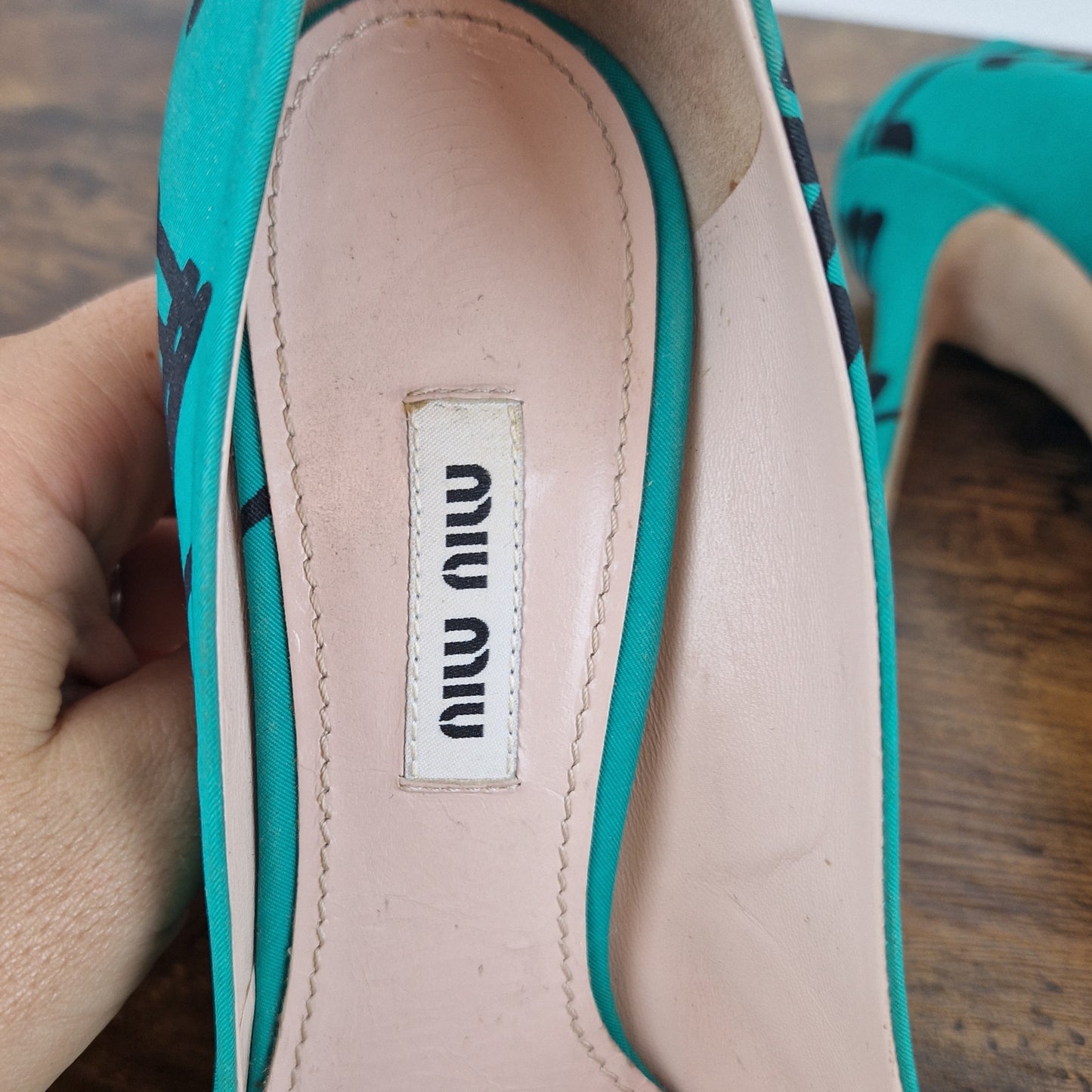 Scarpe Miu Miu note musicali