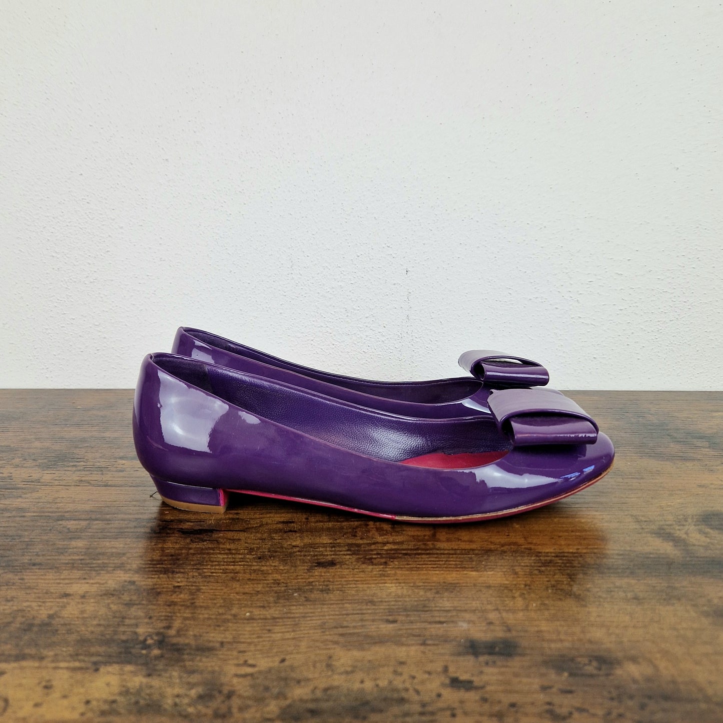 Ballerine Miu Miu vernice viola