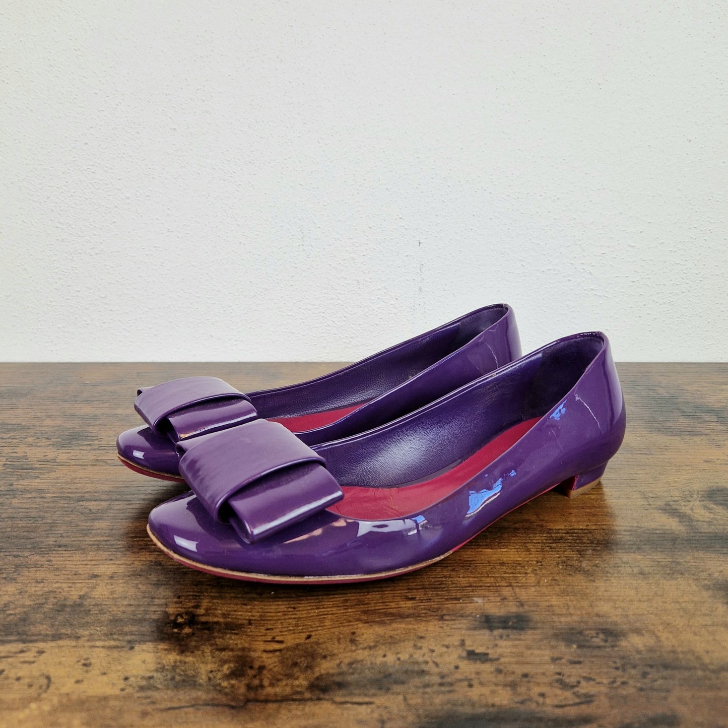 Ballerine Miu Miu vernice viola