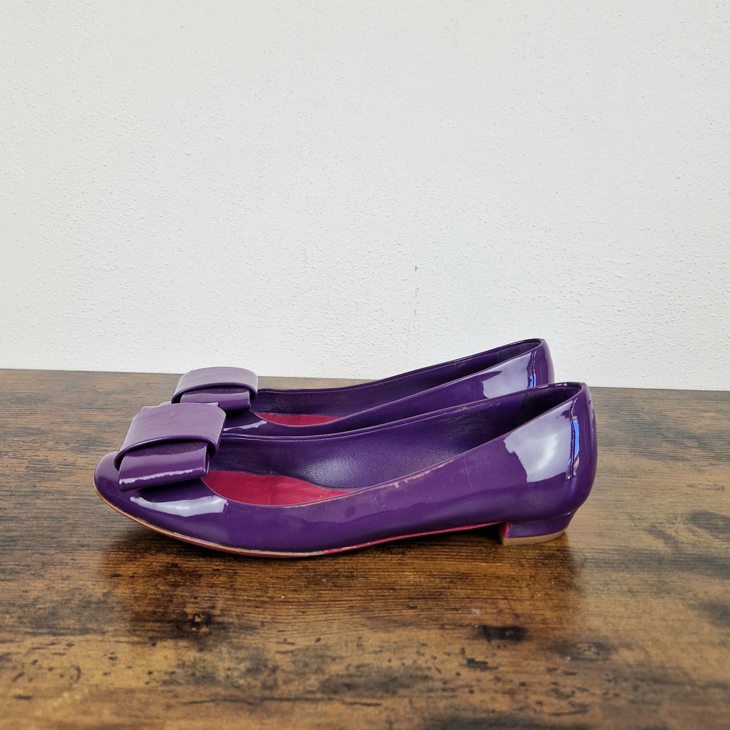 Ballerine Miu Miu vernice viola