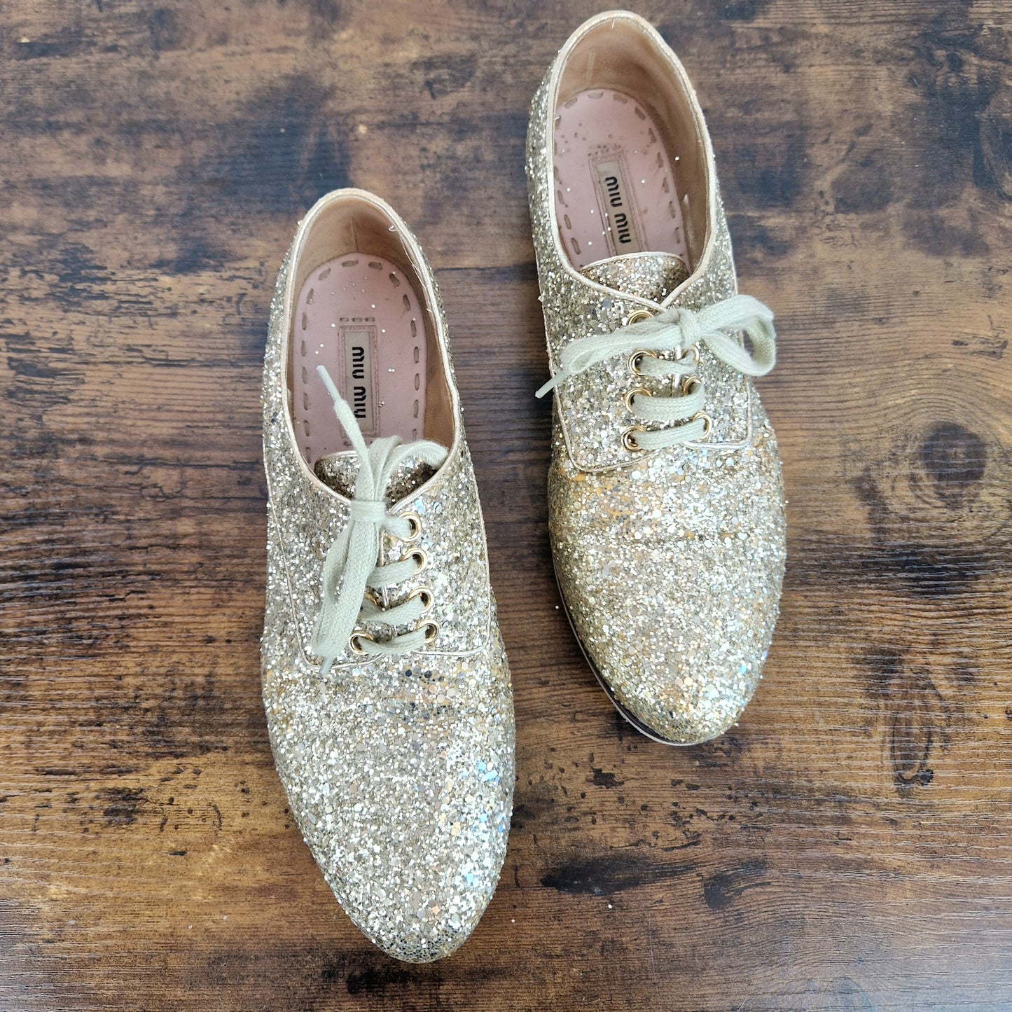 Scarpe Miu Miu glitter