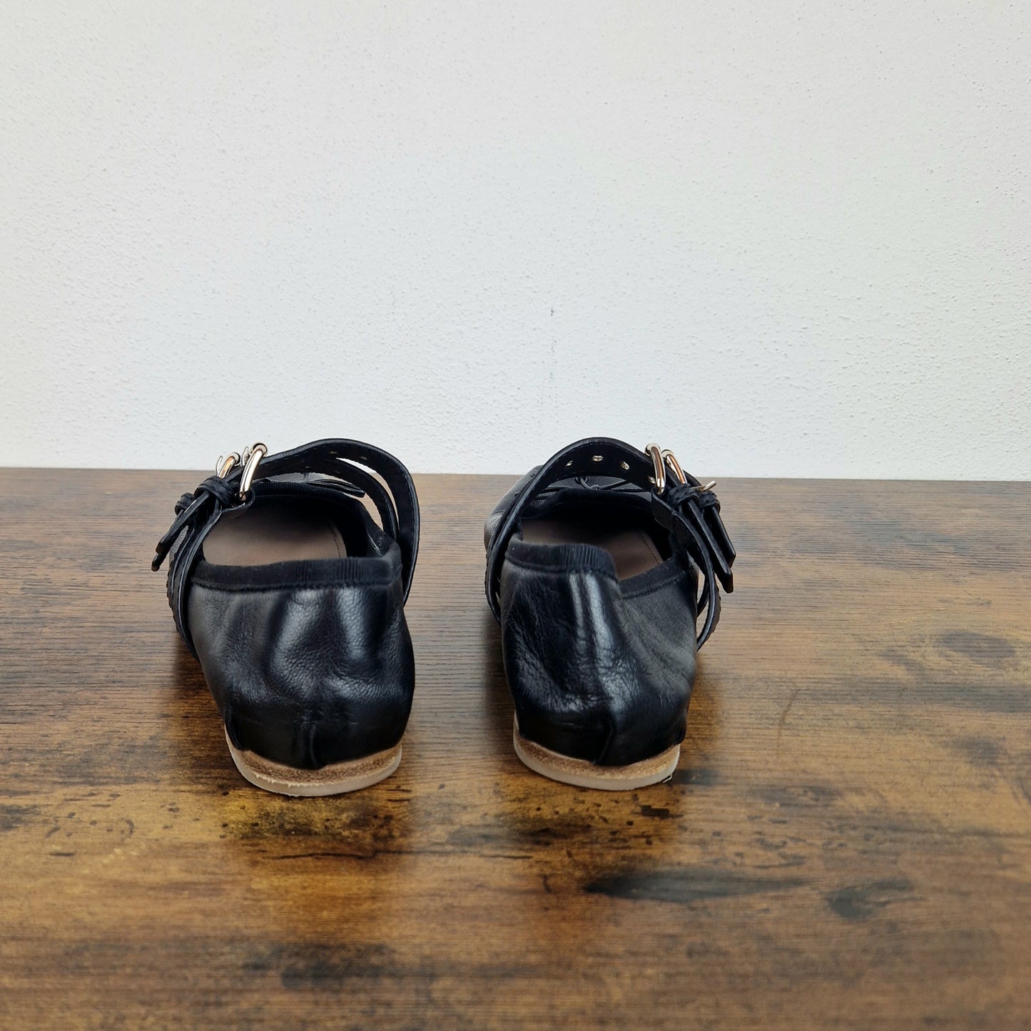 Ballerine Miu Miu pelle nera nr.37