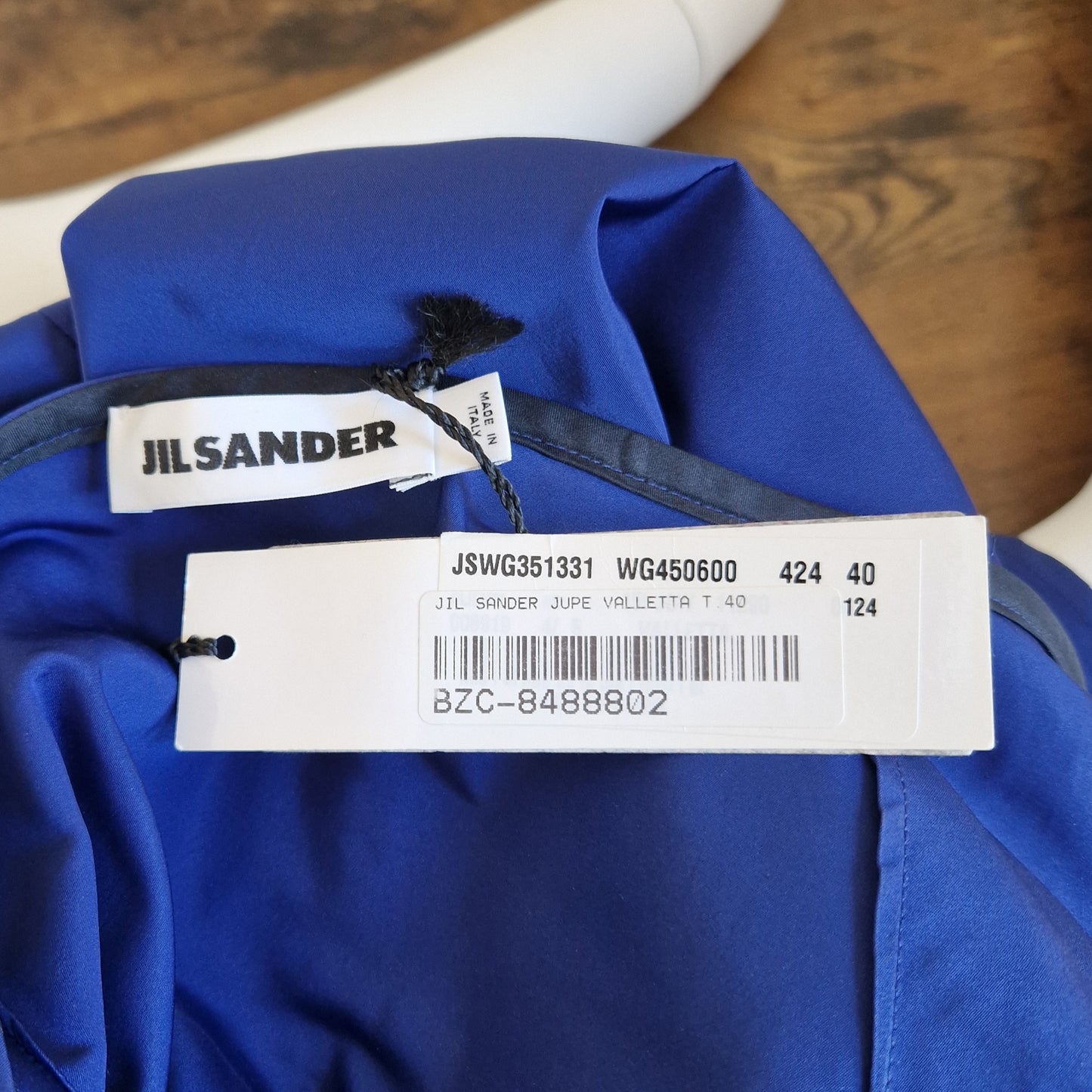 Gonna lunga Jil Sander blu