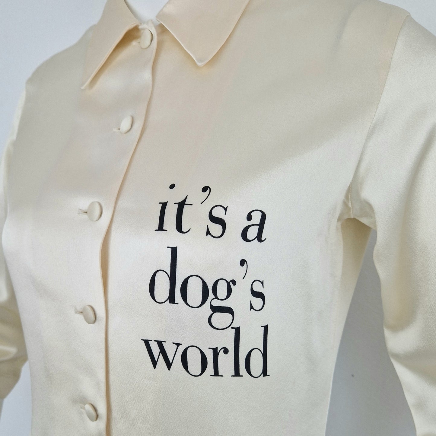 Camicia Moschino vintage - it's a dog's world