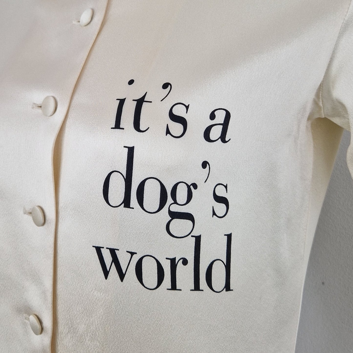 Camicia Moschino vintage - it's a dog's world