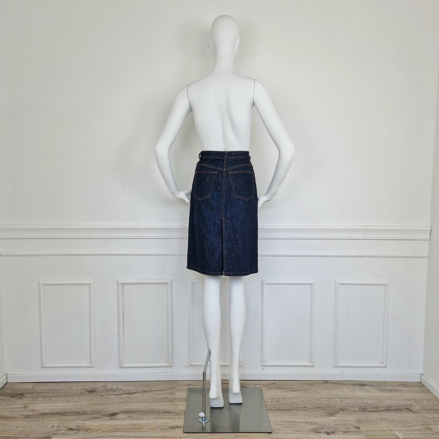 Miu Miu | gonna in denim fiammato AI2001
