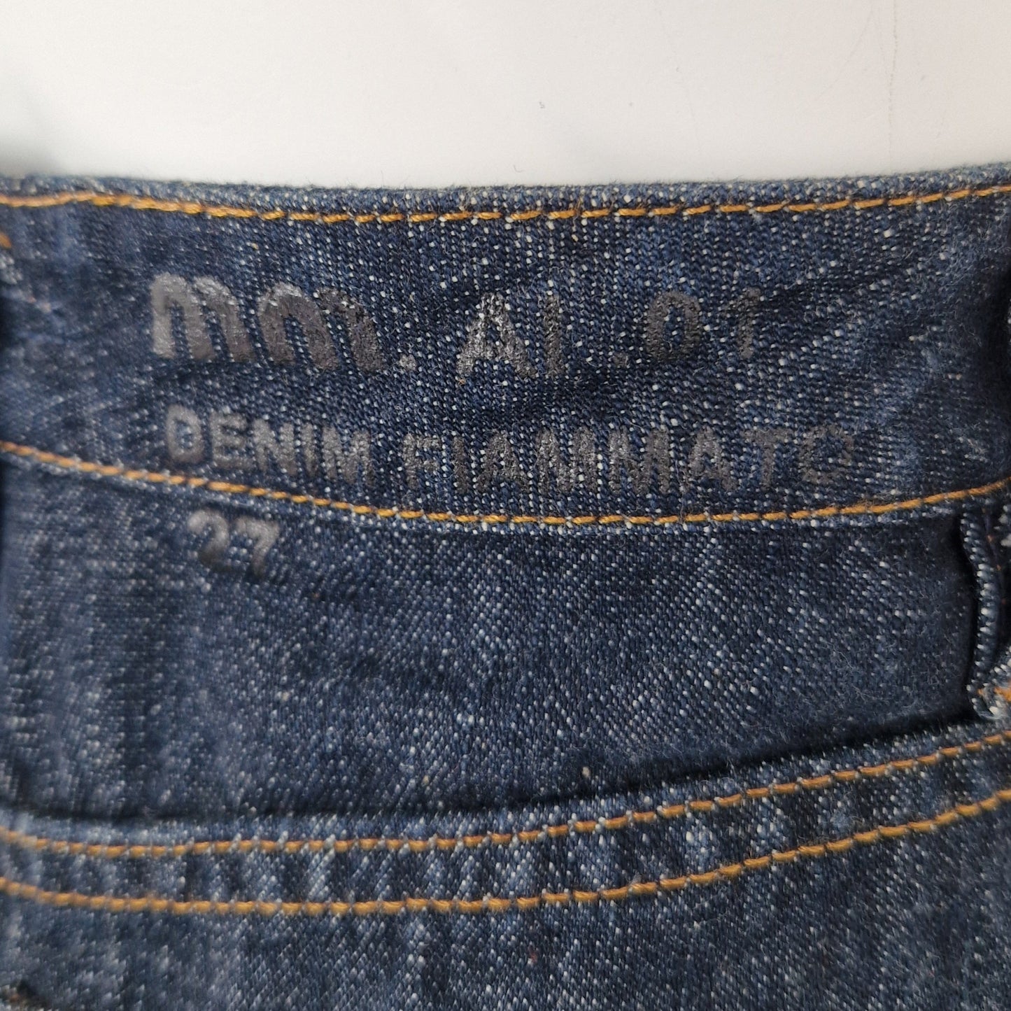 Miu Miu | gonna in denim fiammato AI2001