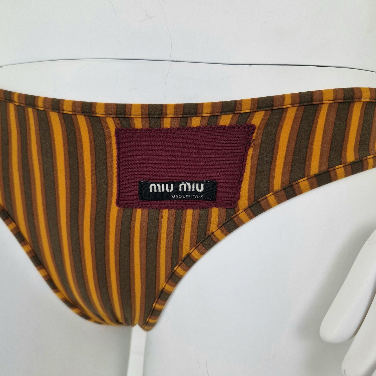 Bikini Miu Miu righe