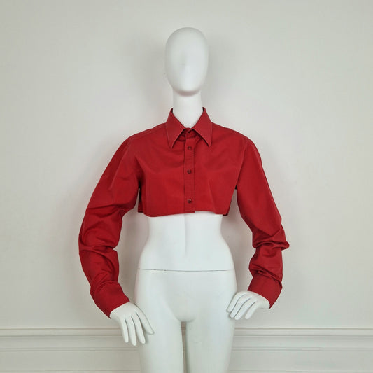 Camicia cropped Yves Saint Laurent