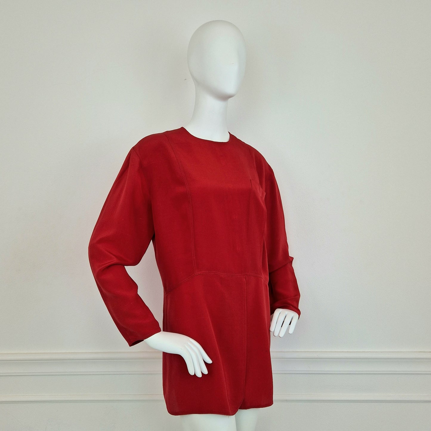 Blusa Gianfranco Ferre' seta rossa