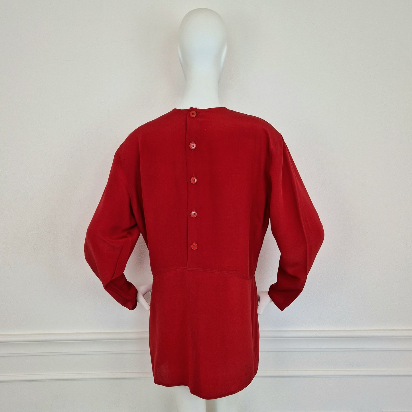 Blusa Gianfranco Ferre' seta rossa